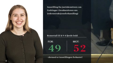 Regjeringen vant på oppløpssiden – skattekrav skal holdes utenfor ved rekonstruksjoner